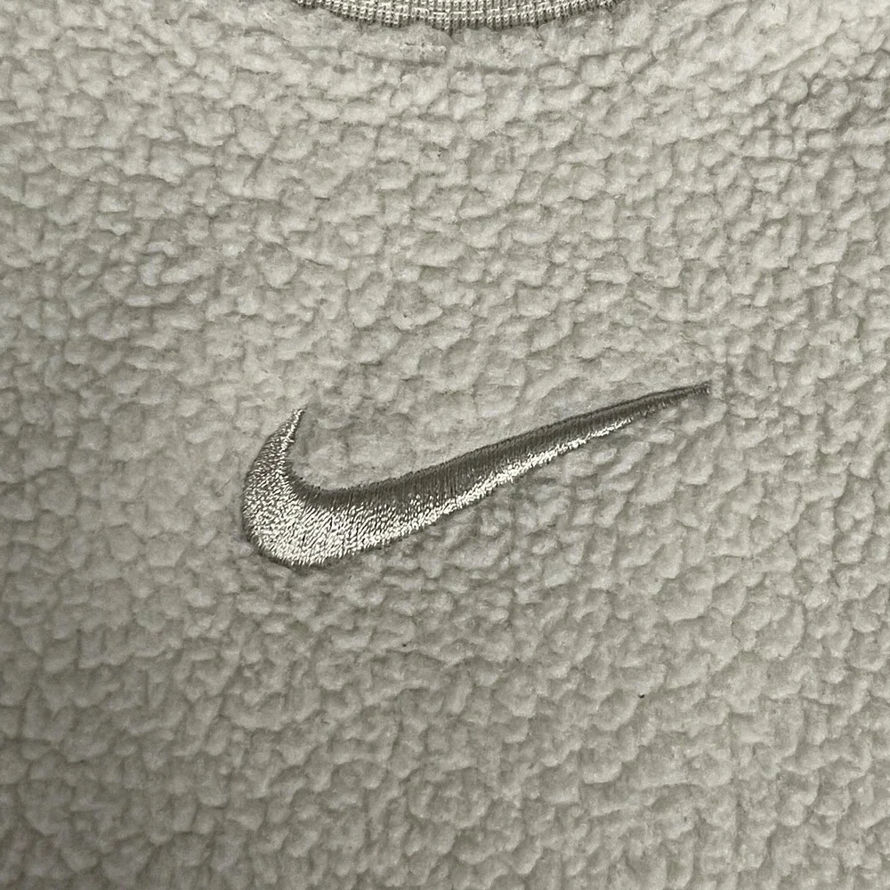 Nike NSW Plush Mod Crop Sherpa Fleece Center Swoosh Oversized Sweatshirt XXL